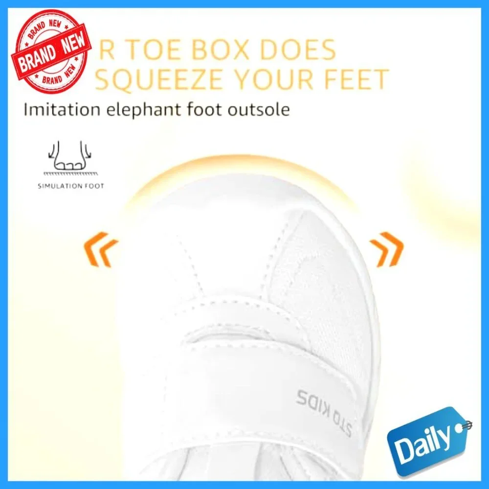 Infant First Walker Sneakers Wide Toe Box Non-Slip Sole Soft Mesh